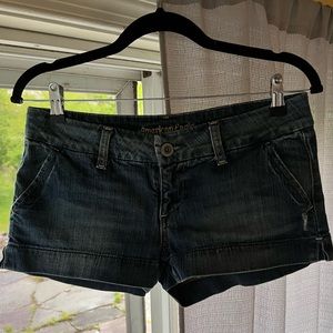 American eagle denim booty shorts